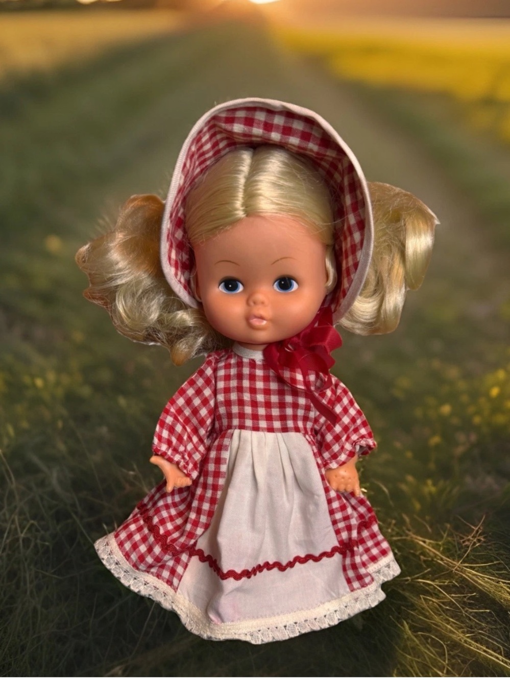 Kellogg’s Cornflakes Sweetheart of the Corn Blonde Plastic Dolly - Late 1970’s